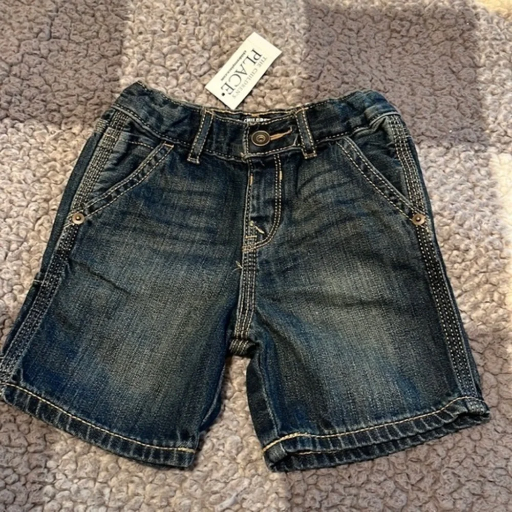 New Children’s Place Denim Cargo Shorts Size 2T NWT